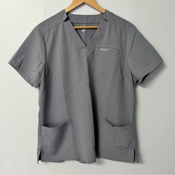 Jaanuu scrub top. Xl. Like new grey - Picture 8 of 8